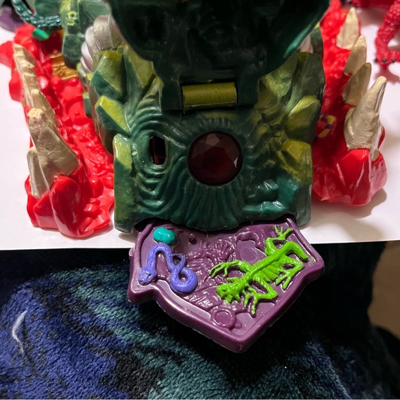VINTAGE MIGHTY MAX BLUEBIRD DRAGON ISLAND PLAYSET 1993 ELECTRONIC TOY - Picture 3 of 4